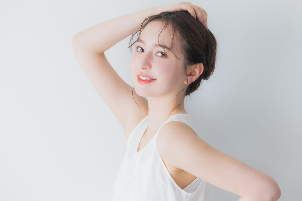 わき汗ボトックスを受けた女性