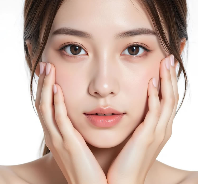 真皮線維芽細胞治療をした女性